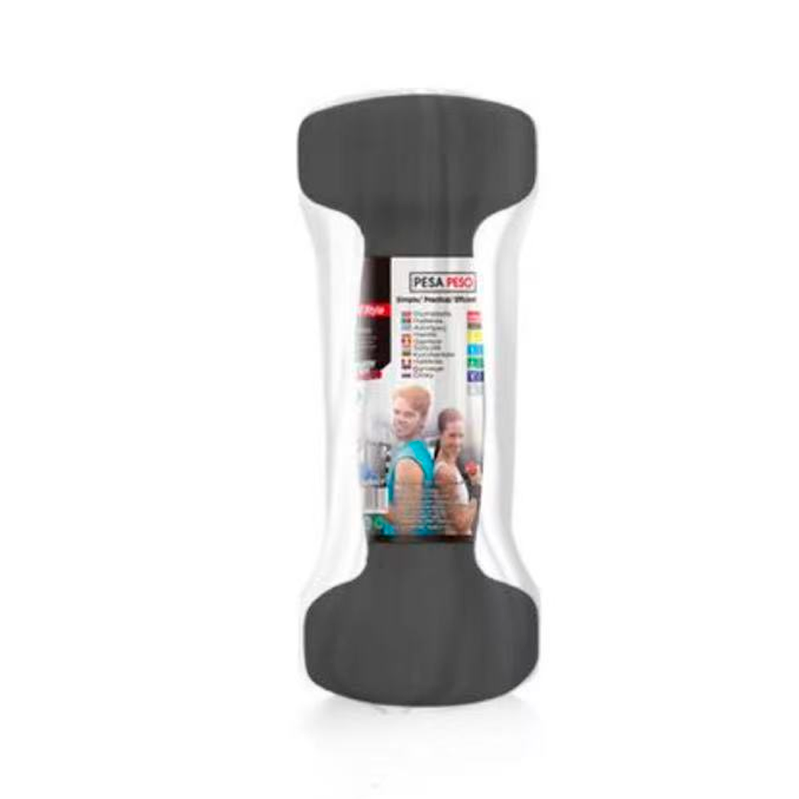 Pack de 2 Pesas Mancuernas Hexagonales de Vinilo para Fitness Antideslizantes - 0.5kg, 1kg, 1.5kg, 2kg, 3kg, 4kg, 5kg