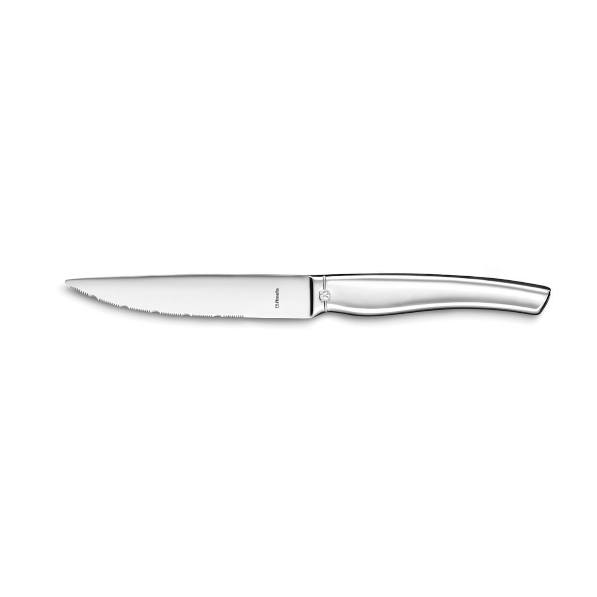 AMEFA GOLIATH Cuchillo Chuletero Acero Inoxidable 25CM Acero Metalizado Fácil de limpiar Reciclable