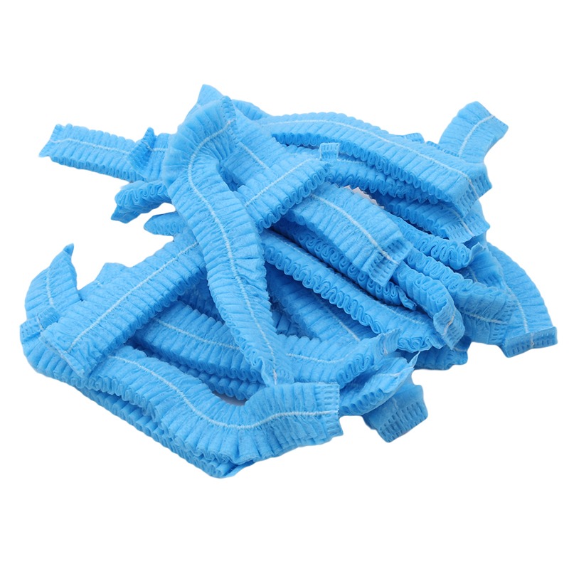 TK 100PCS Gorro De Cabello Desechable De Poliéster Para Chef Y Catering Protección Contra Polvo Y Suciedad Suministros De Baño