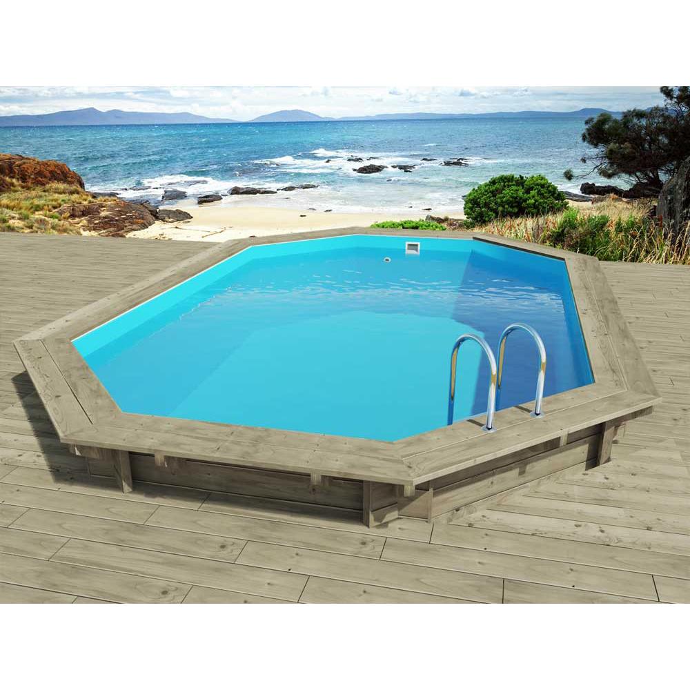 Habitat y Jardin - Piscina de madera "Florida" - 6.57 x 4.57 x 1.31 m
