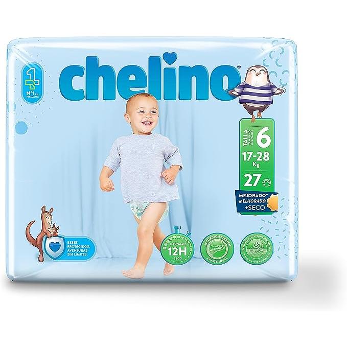 STARTELECTRIC PAÑALES INFANTILES TALLA 2~6 MARCA CHELINO
