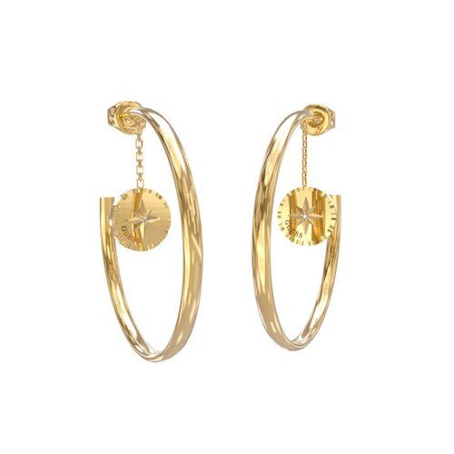 Guess PENDIENTES GUESS MONETE DORA Mujer Dorados Elegantes