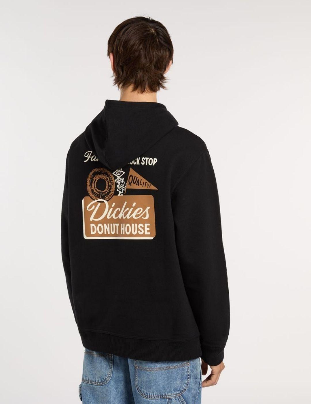 Sudadera Dickies Donut House Negro Hombre
