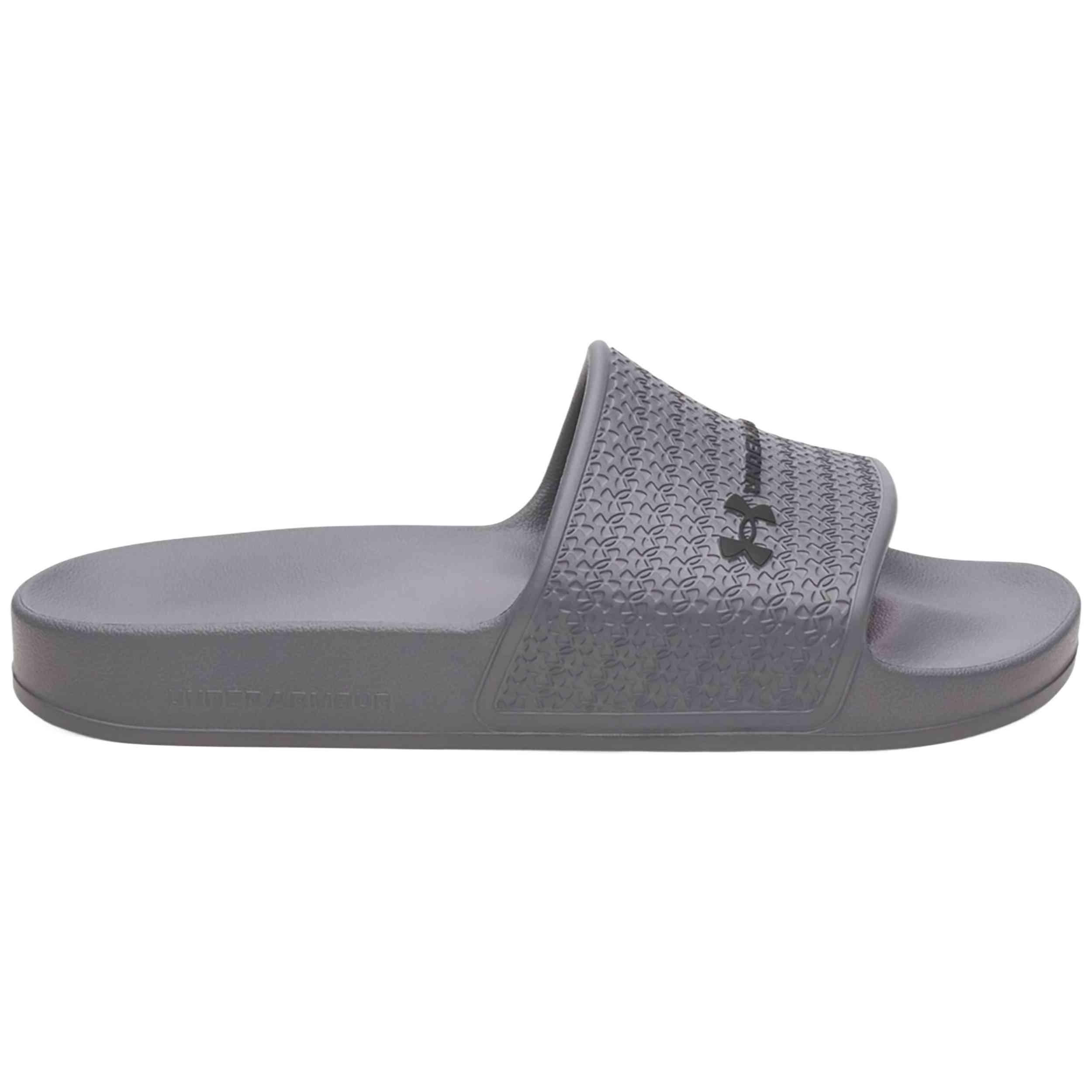 Chanclas Under Armour modelo Chanclas Under Armour ARMR Slide Lite gris oscuro para hombre y mujer en color Gris