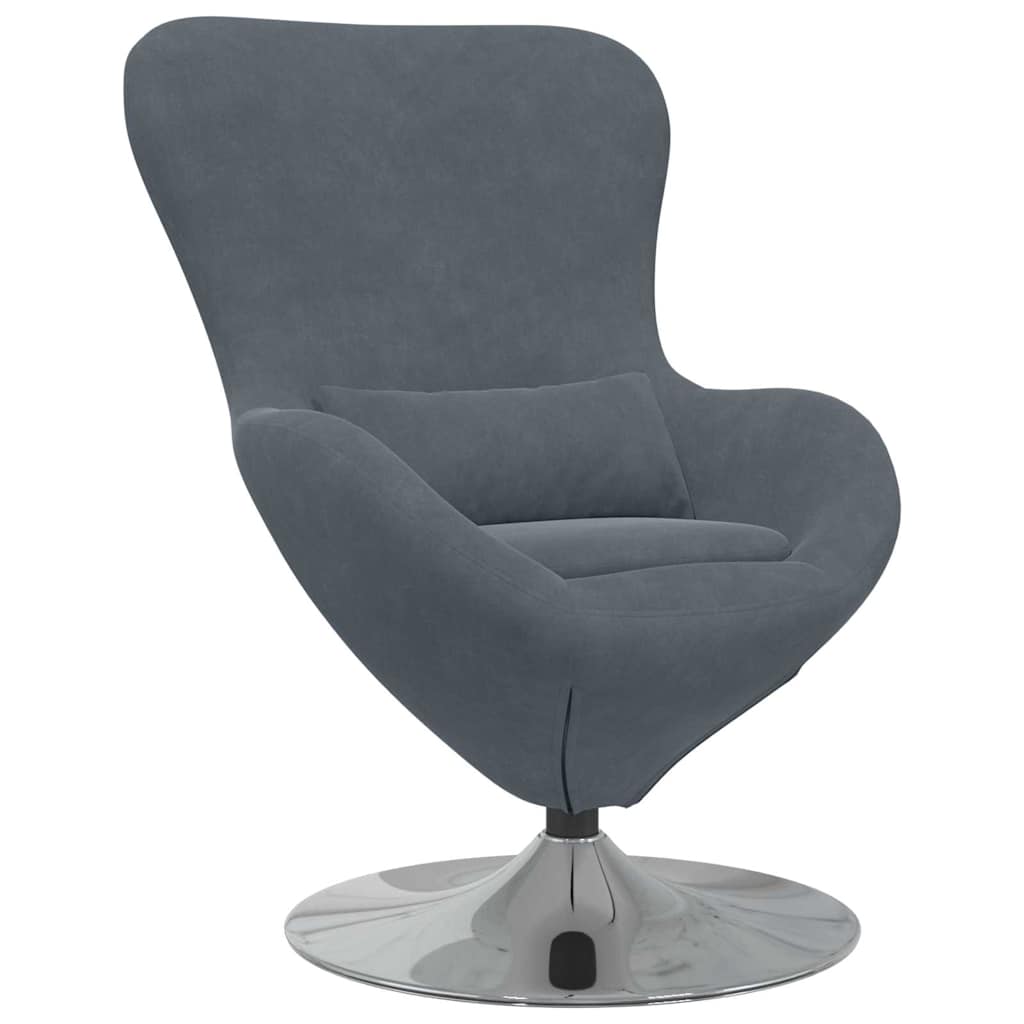 vidaXL Sillón huevo Terciopelo Multicolor