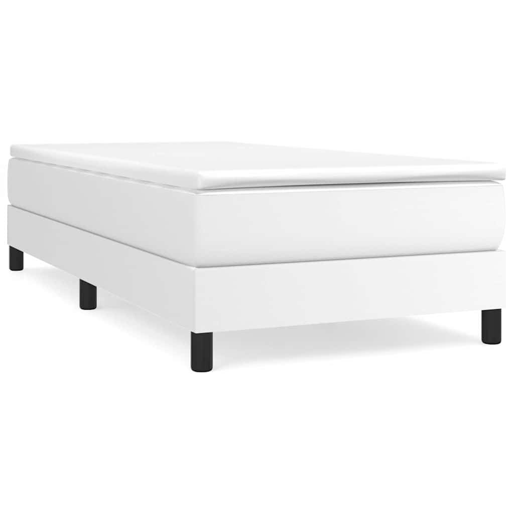 vidaXL Estructura de cama con somier cuero sintético 100x200 cm Multicolor