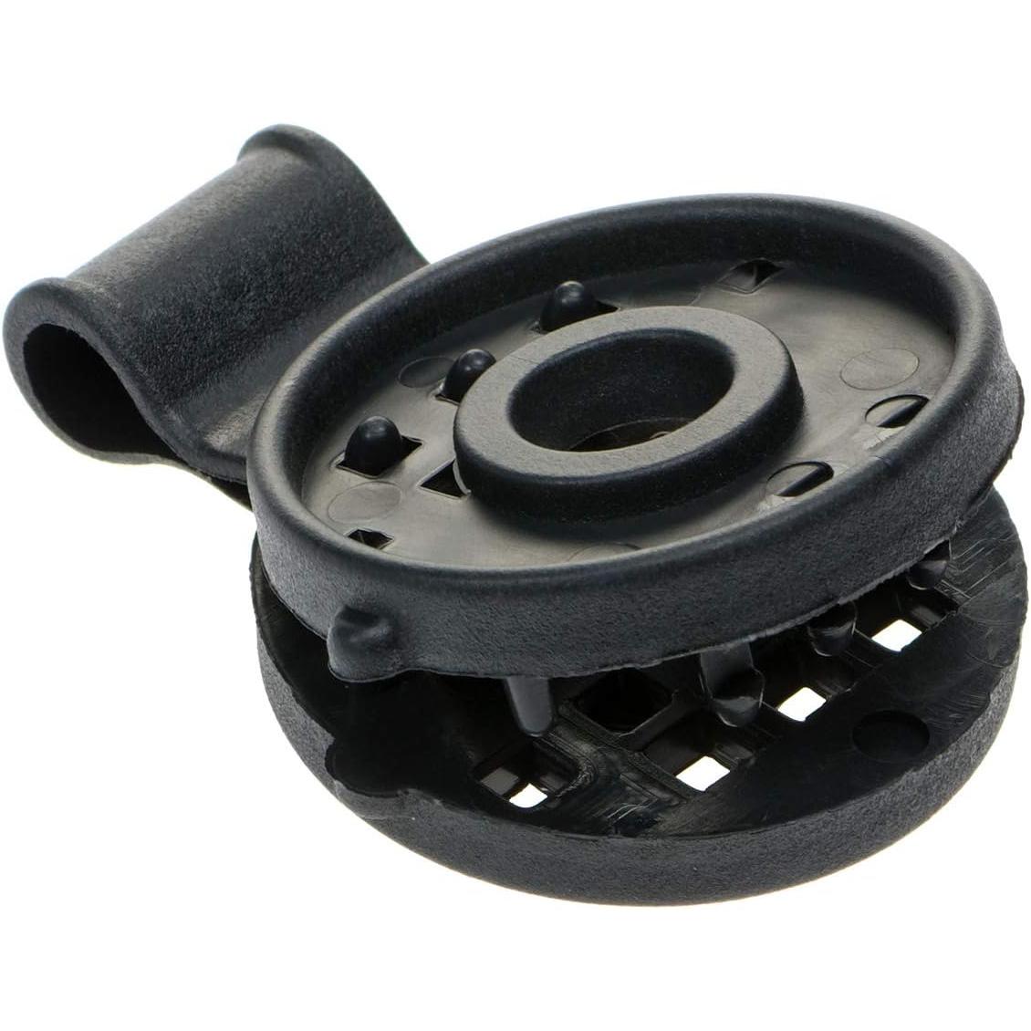 Pinzas de plástico clips para sujeción de mallas de ocultación, brezo, telas, vallas de su jardín. Bolsas de grapas cierra fácil color negro, varios packs.