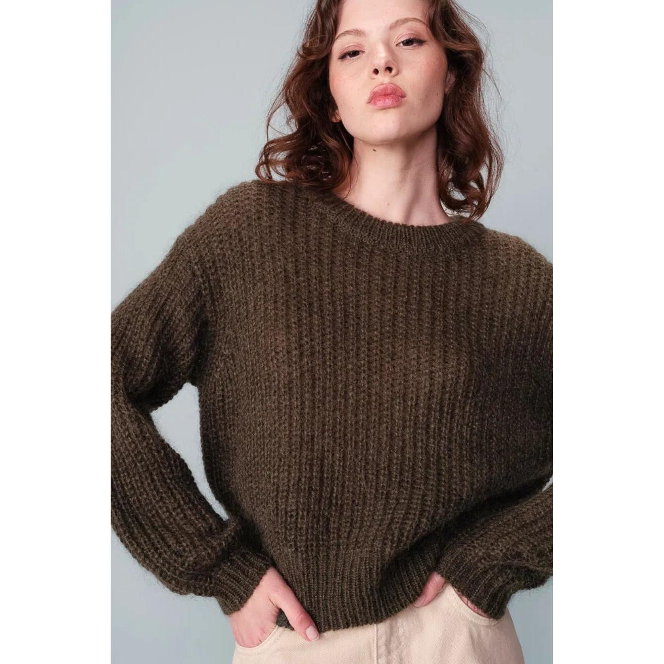 Grace and Mila Jersey Mohair Mujer Naissance Verde