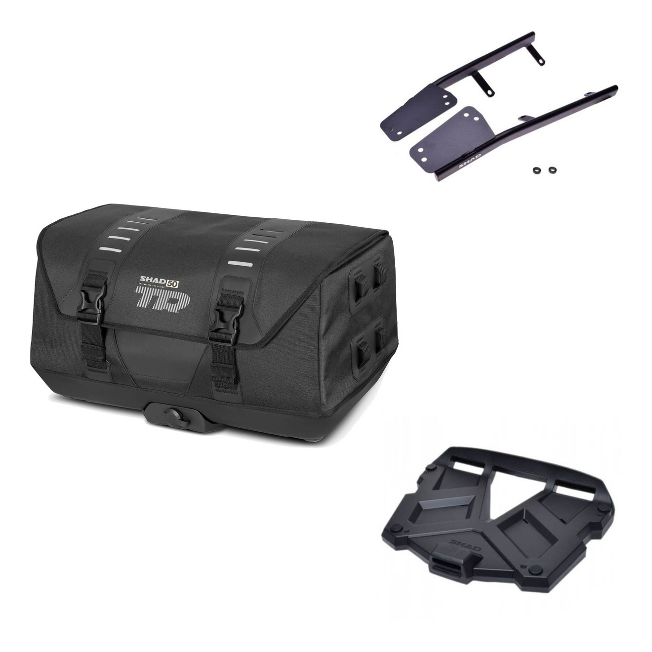 Bolsa Trasera Tr50 + Parrilla Terra Plás KIT-569750