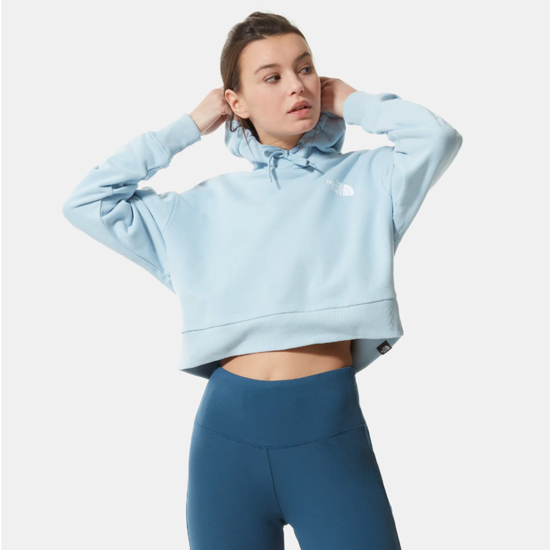 Sudadera Crop azul The North Face Trend