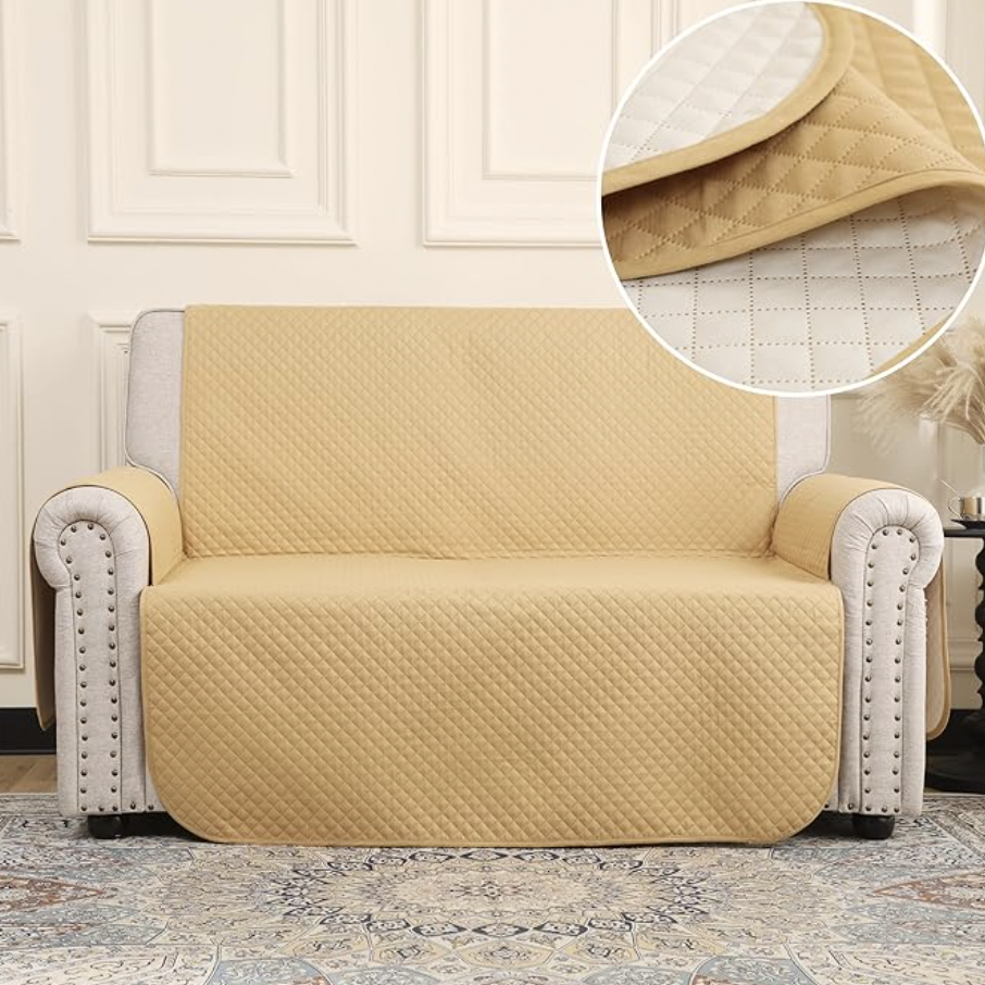 Funda Cubre Sofá 1-4 Plazas, Protector para Sofá Acolchado Reversible, Funda para sofá de 55 -190cm de Ancho, 6 colores a elegir.