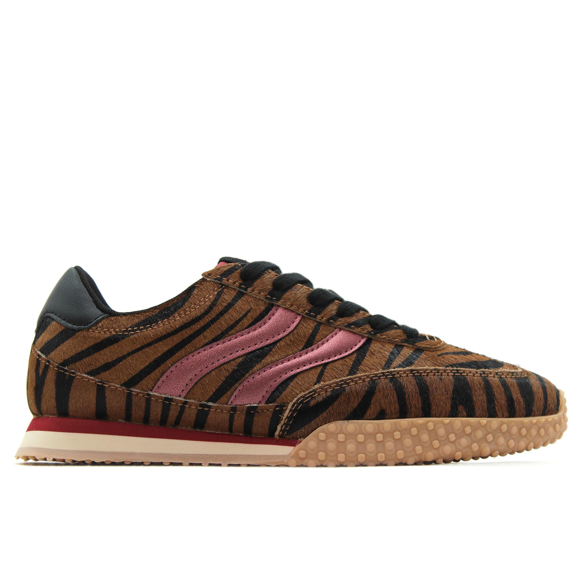 Gioseppo 77010 Zapatillas,sneakers con cordones,piel,ante,serraje,nobuk,deportivas,leopardo,animal print para señora