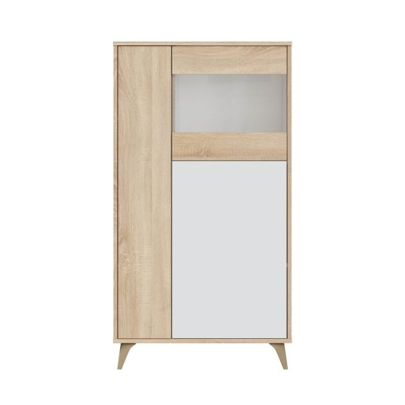 MOBELCENTER - Mueble Vitrina 3 Puertas Kikua Plus