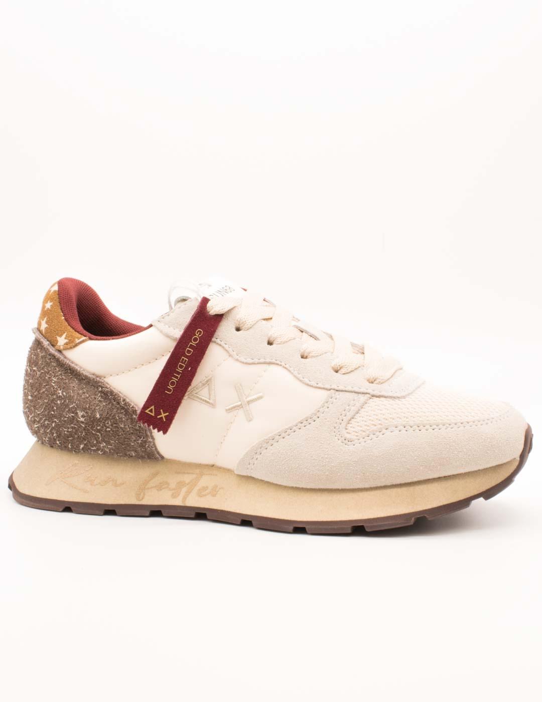 SUN68 Deportivo SCPZ46207 Ally Vintage Bianco de Mujer