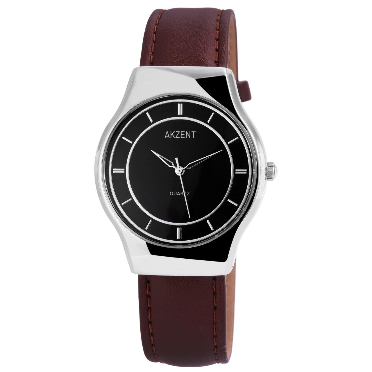 Reloj Akzent® Hombre em Pele Sintética