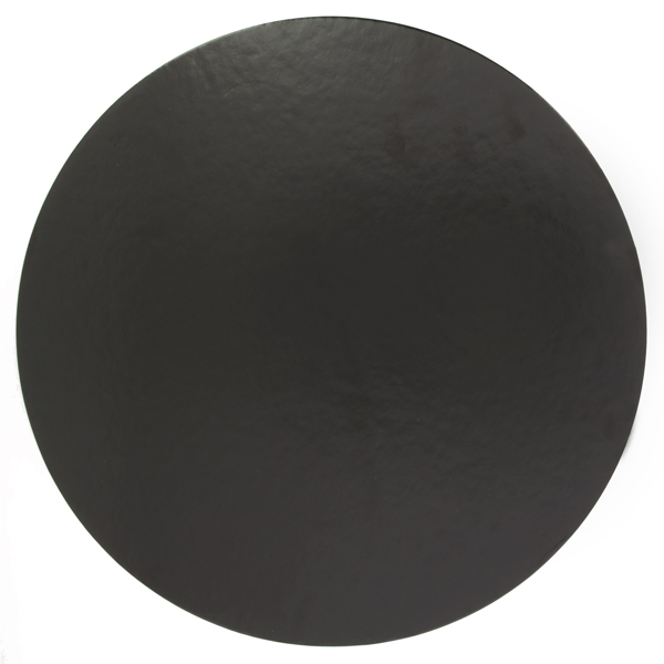 MONOUSO | Disco de Cartón Negro 26cm (100 Uds)