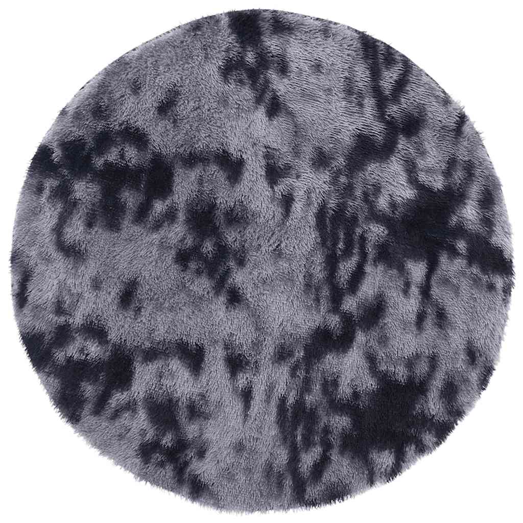 vidaXL Alfombra de pelo largo NAVARRA 200x200 cm poliéster en color Gris claro/Gris oscuro/Beige y más
