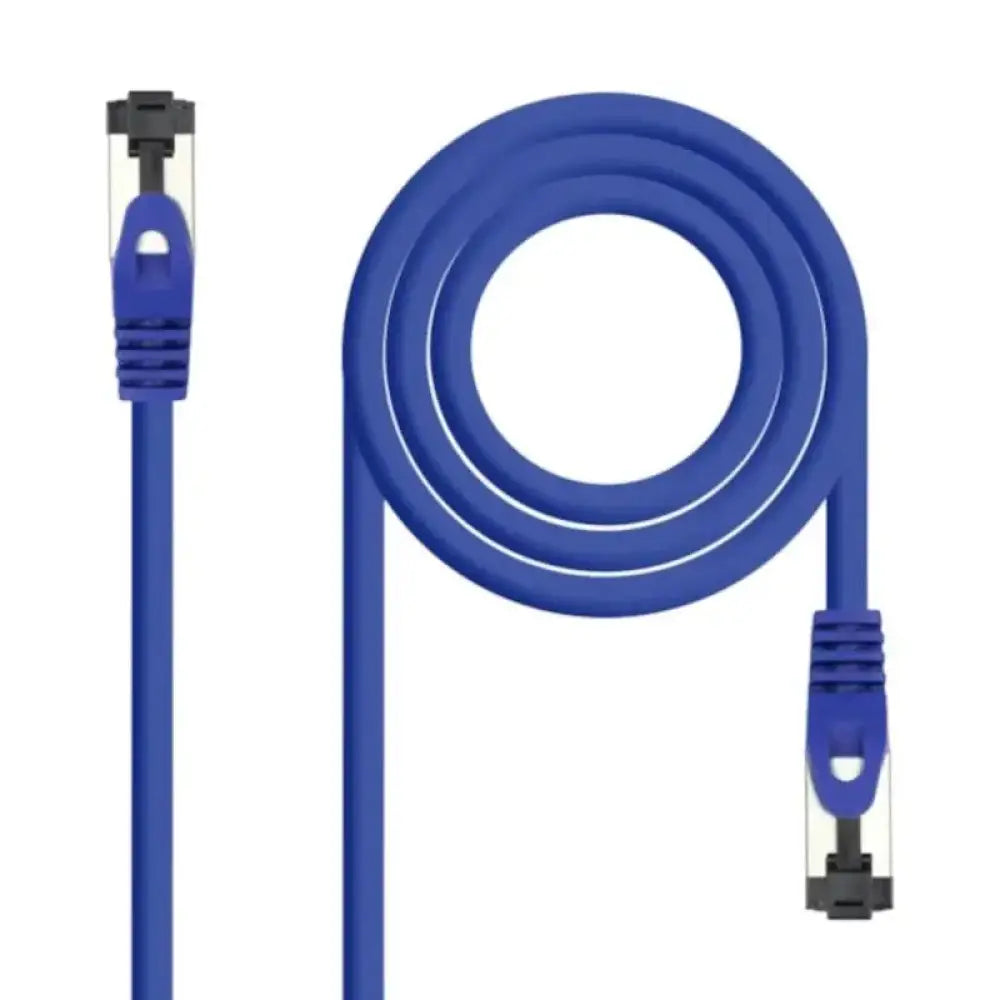 Nanocable - Cable de red Cat. 8.1 2 GHz SSTP azul de 2 m para conectores eléctricos profesionales, fiable y fácil de integrar en entornos domésticos o comerciales