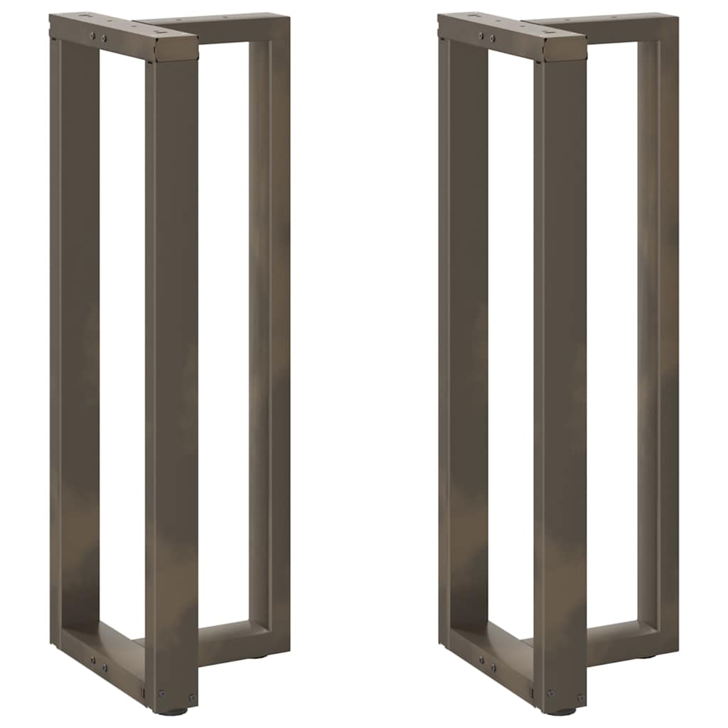 vidaXL Patas para mesa de bar en forma de T (2 unidades) 40 x 35 x (110-111) cm, acero