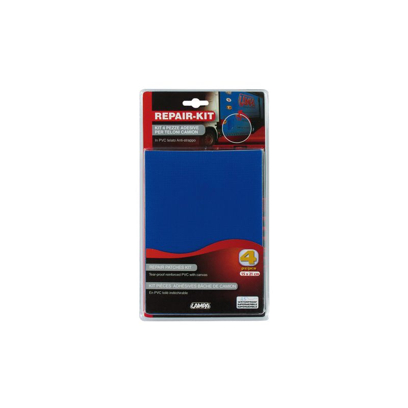 Kit Parches Para Lona De Camión 15X21 Cm - Pvc Antirotura LAM98722