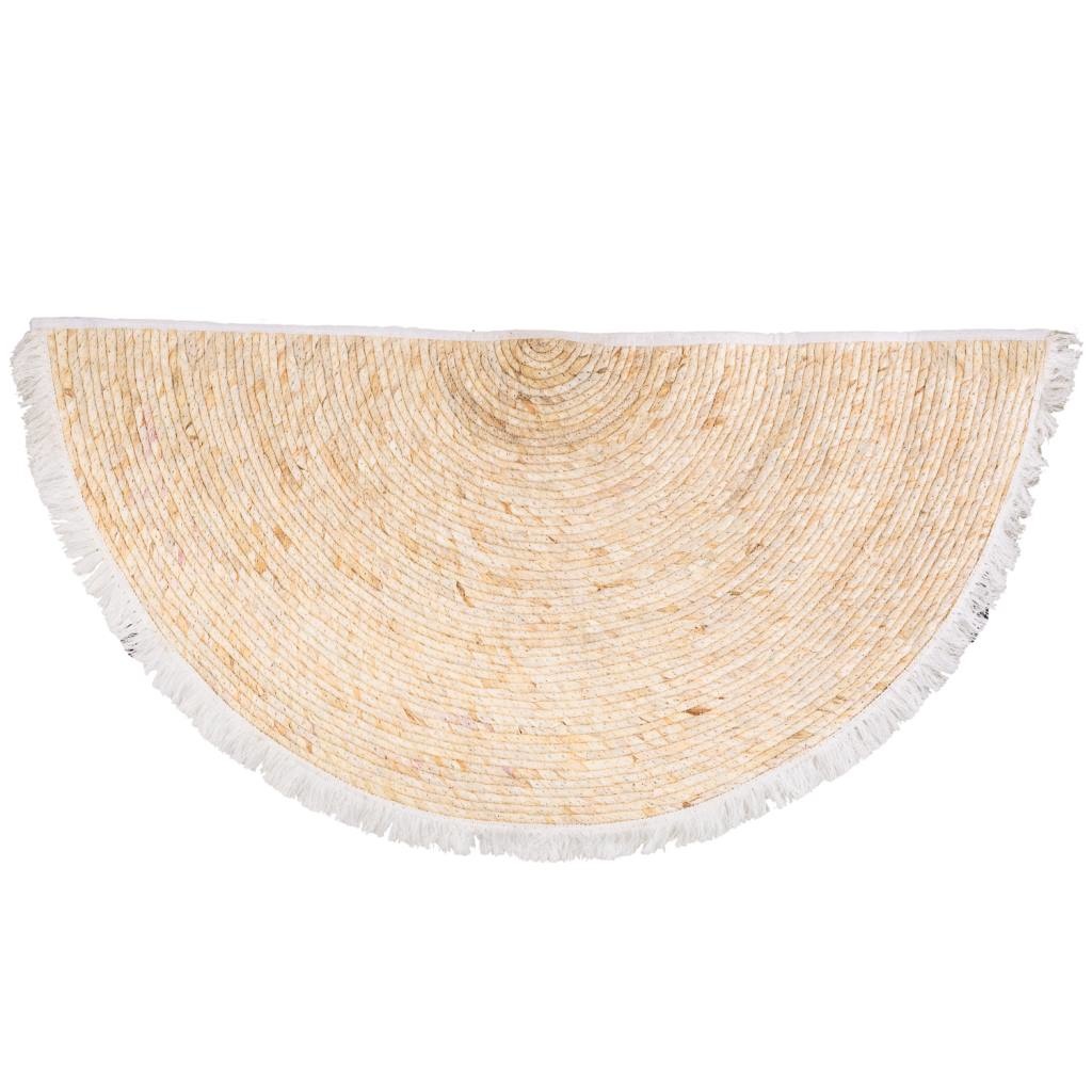 WANDERLUST DECO Alfombra fibra natural tejido artesanal marrón 100x50x1h cm