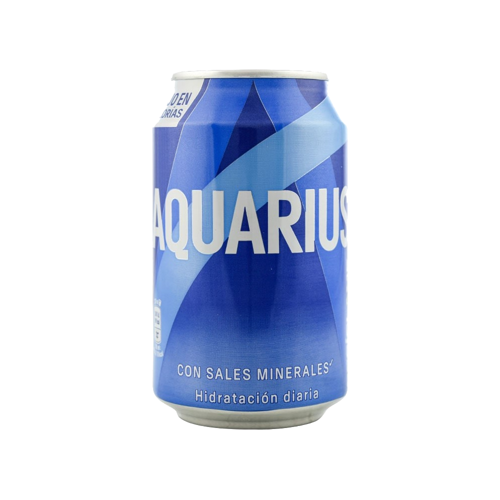 Bebida isotónica Aquarius limón 33 cl pack 24 latas