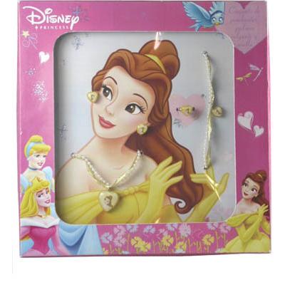 Set joyas Princesas Disney Conjunto de Pendientes, Colgante, Pulsera y Anillo - Astro Europa
