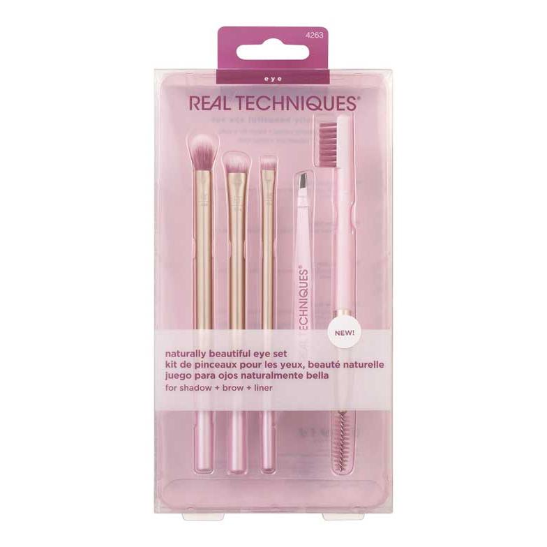 Set de pinceles de ojos y accesorios Naturally Beautiful