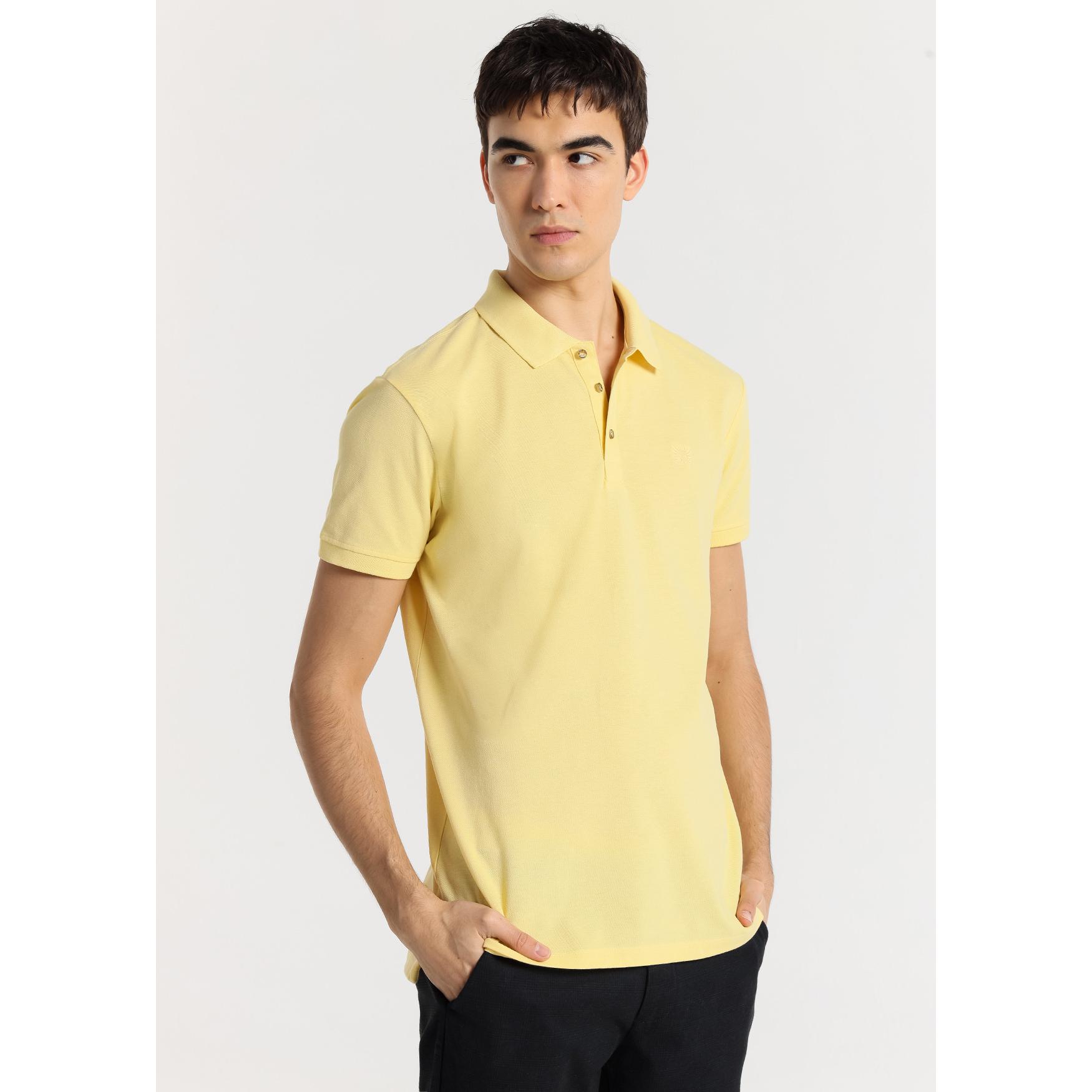 BENDORFF - Polo pique de manga corta estilo clásico