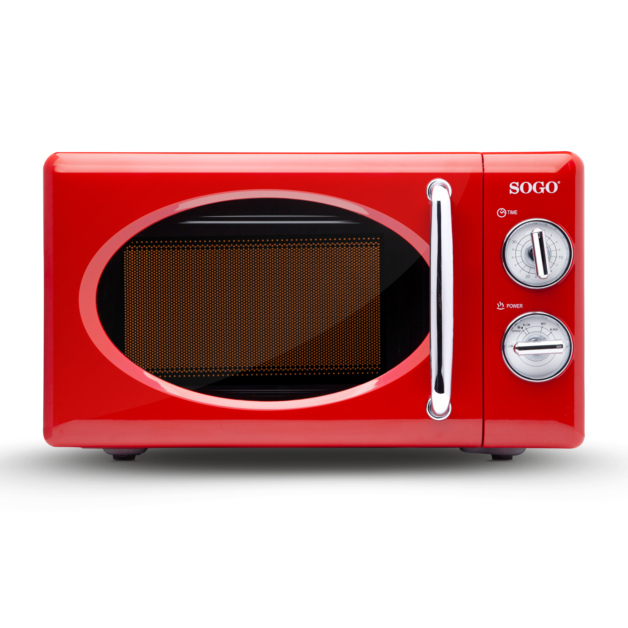 Microondas Sogo Sin Grill Retro - 20L - 700W - Rojo