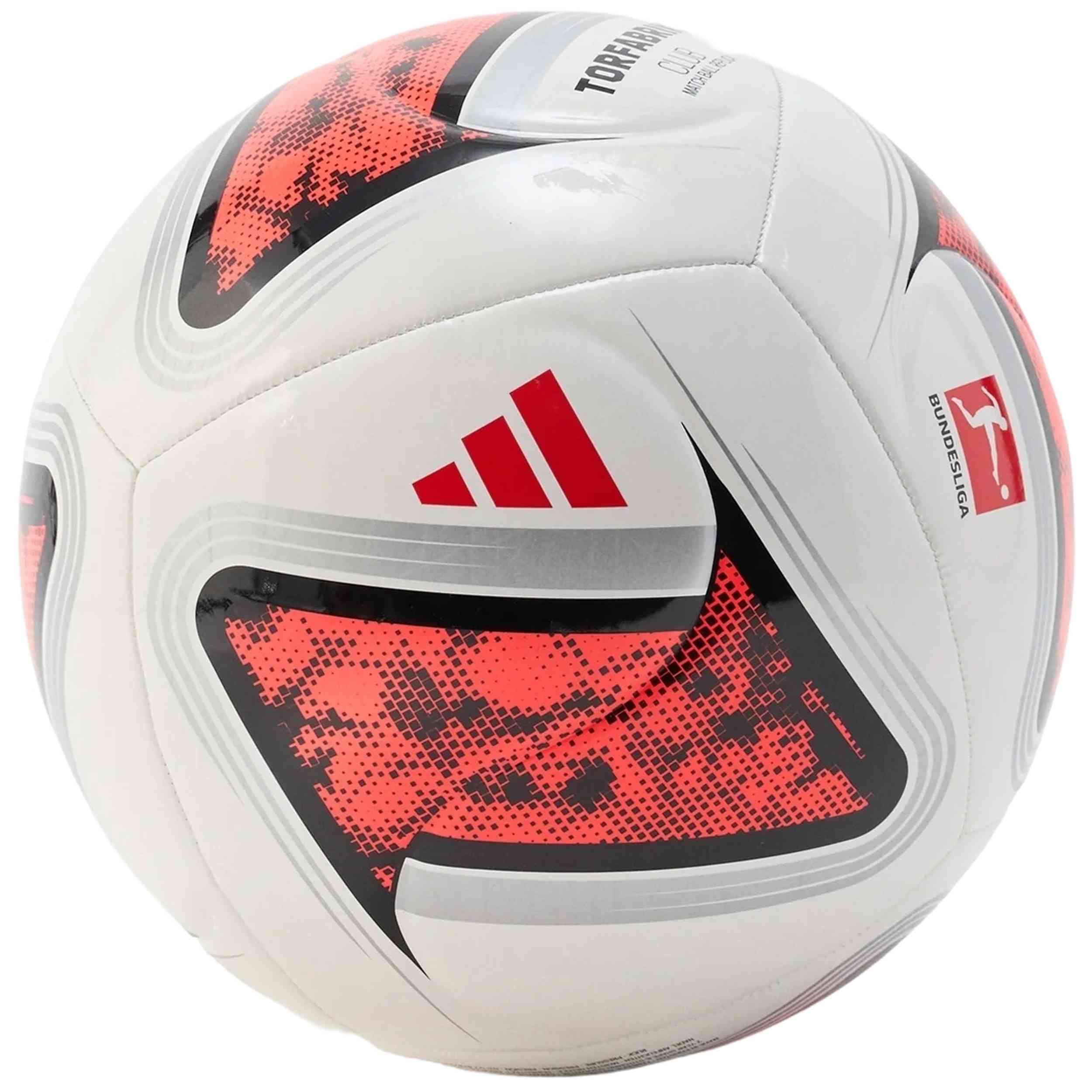 Balon De Futbol Adidas modelo Bundesliga 26/27 Torfabrik Club "White / Black / Solar Red" para hombre y mujer en color Blanco
