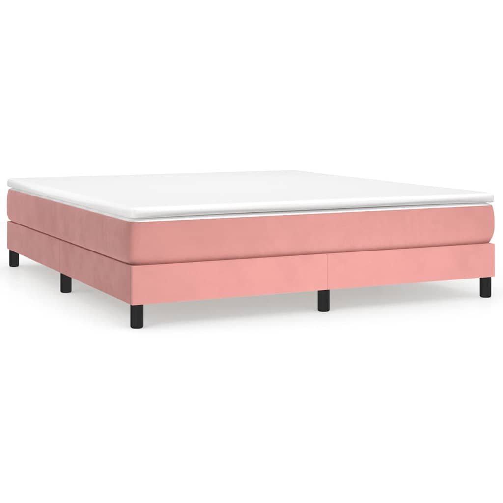 vidaXL Estructura de cama con somier terciopelo  180x200 cm Multicolor
