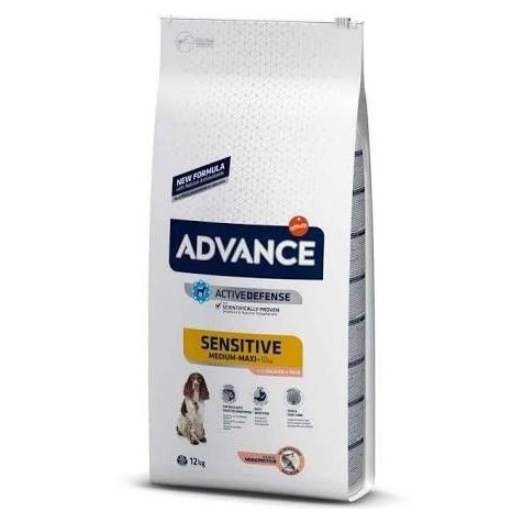 Advance – Pienso para perros medianos y grandes Advance Sensitive salmón y arroz.