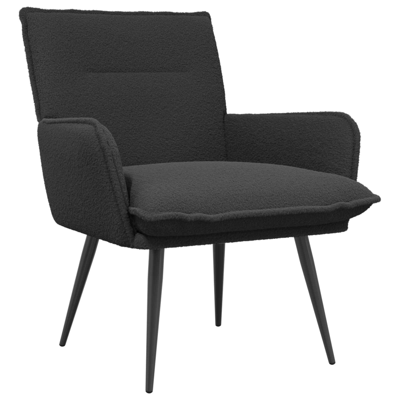 vidaXL Sillón  Bouclé 70 x 73 x 81 cm Multicolor