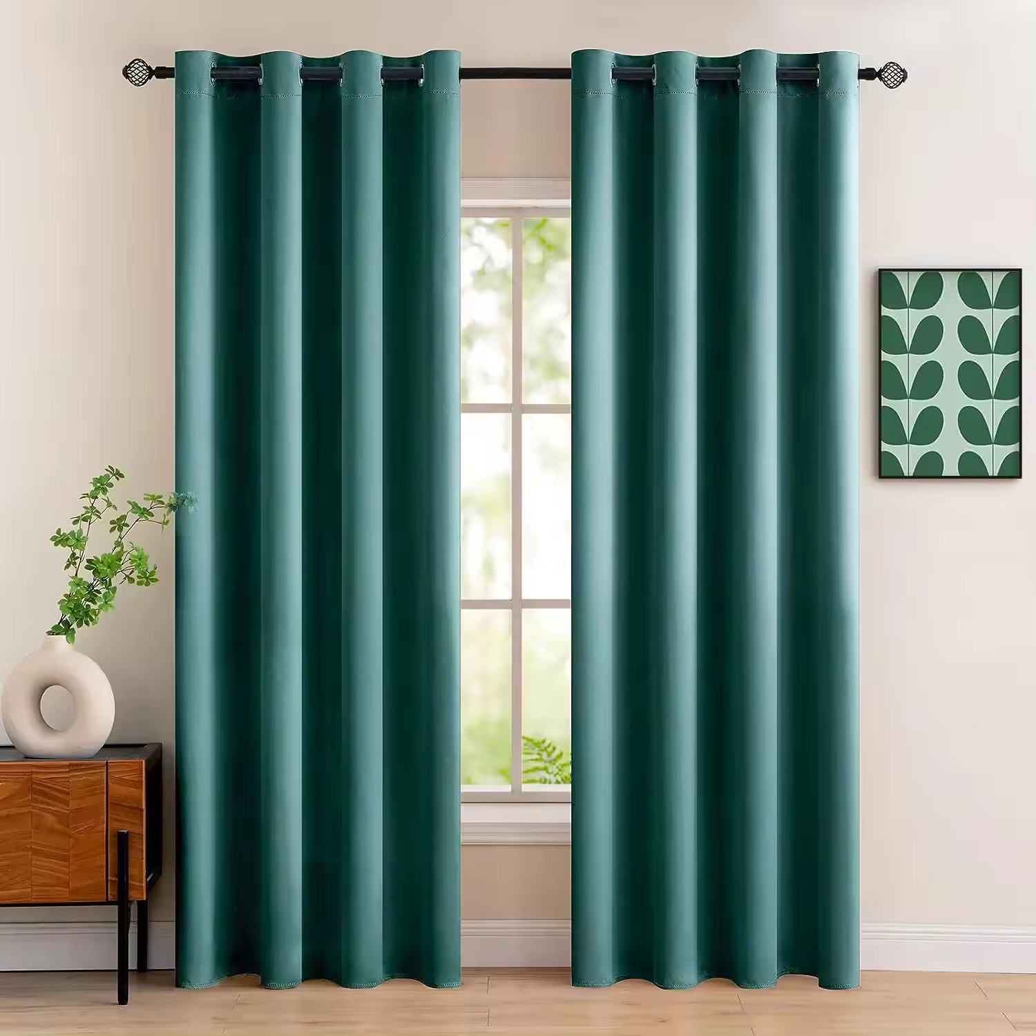 Cortinas de Tela Lisa de 140x260cm, Cortina Semi Transparente, con 13 Colores Disponible, material 100% Poliéster de Calidad y Resistencia, Cortina Para Salón Dormitorio y Oficina, Moderna Decorativa, Envío desde españa.