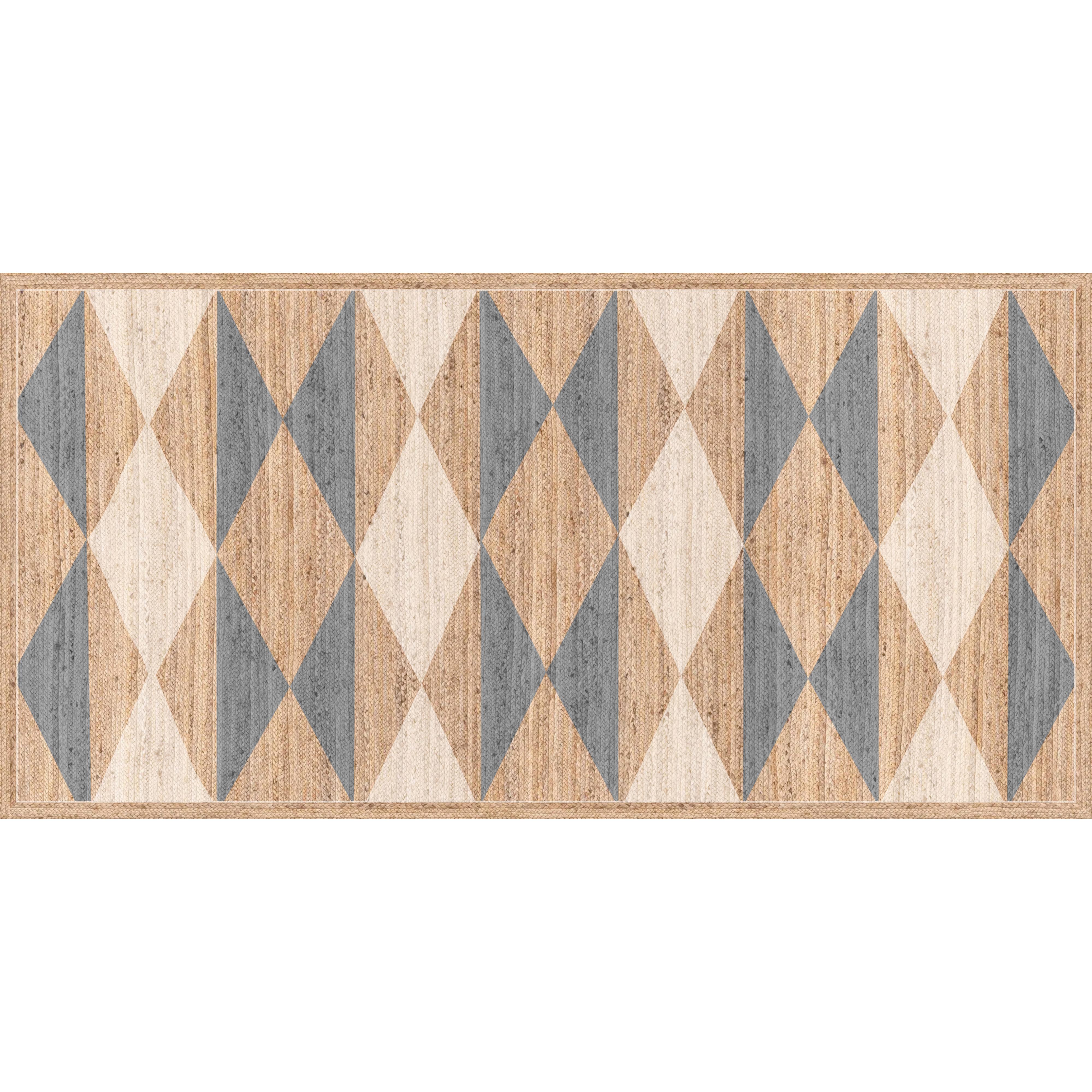 VINILIKO, Alfombra de vinilo Hamza, estilo textura impresa