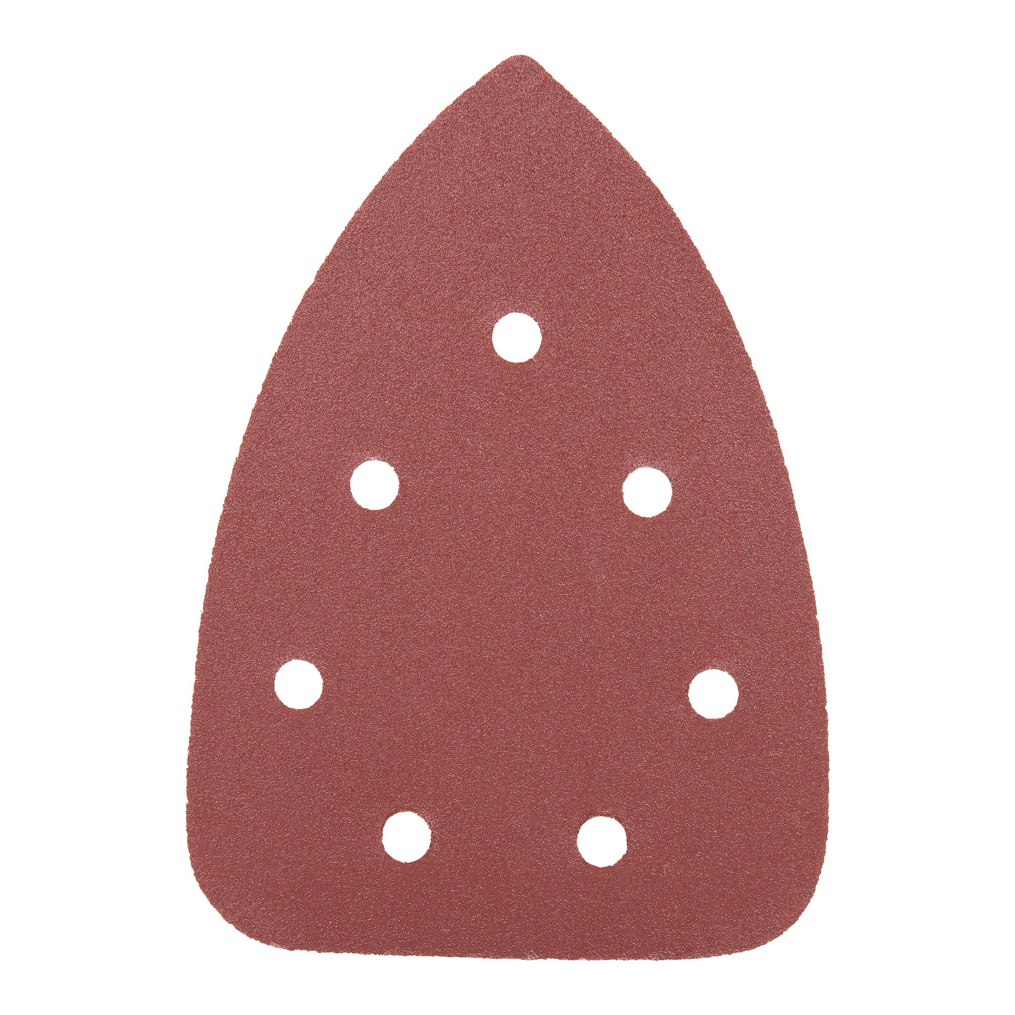 Cofan Pack de 5 hojas de lija para lijadora mouse | Grano 80, 120 o 180  | Papel para lijadora triangular | 7 agujeros | Medidas: 100 x 140 mm