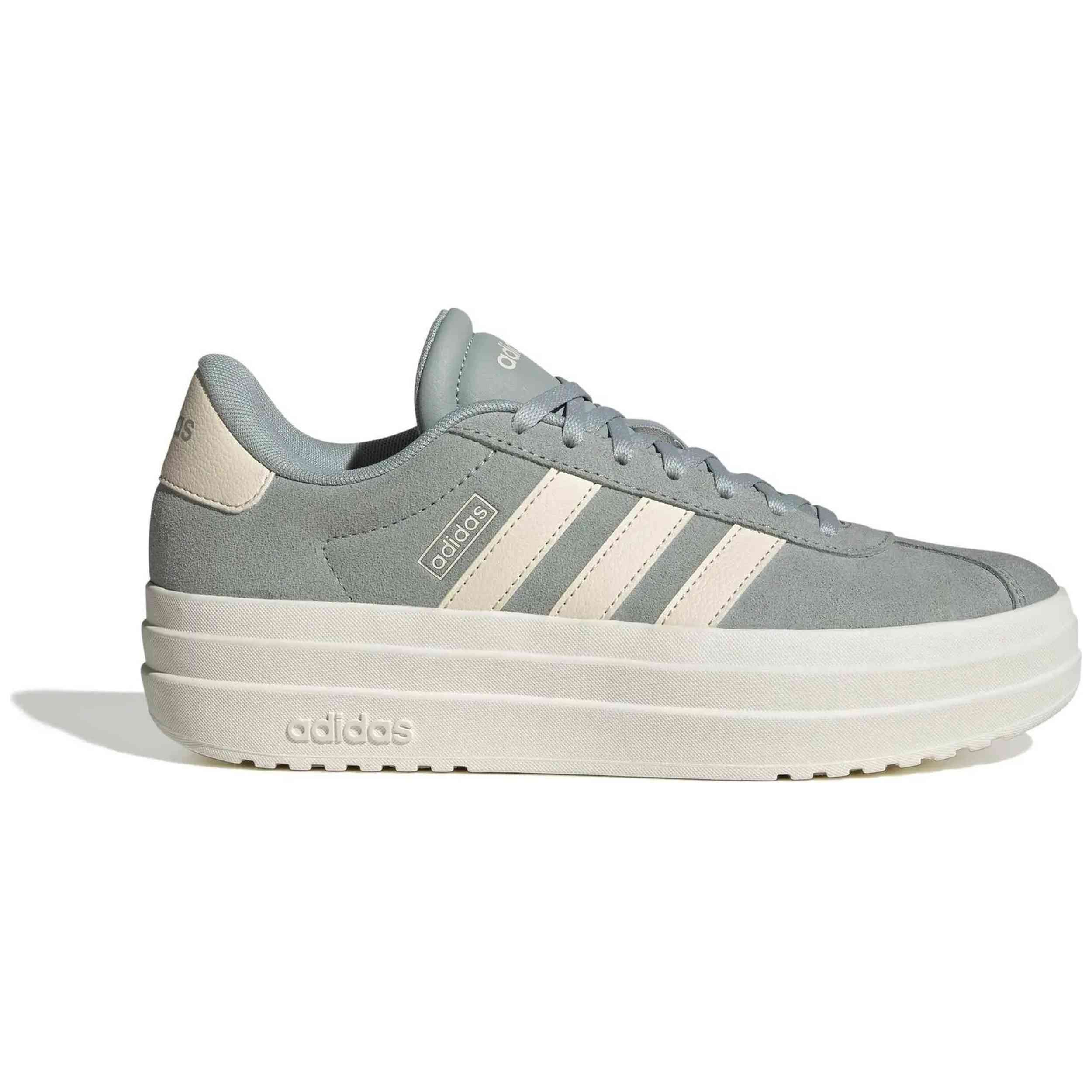 Zapatillas Adidas modelo Zapatillas adidas VL Court Bold verde blanco crema mujer para hombre y mujer en color Gris