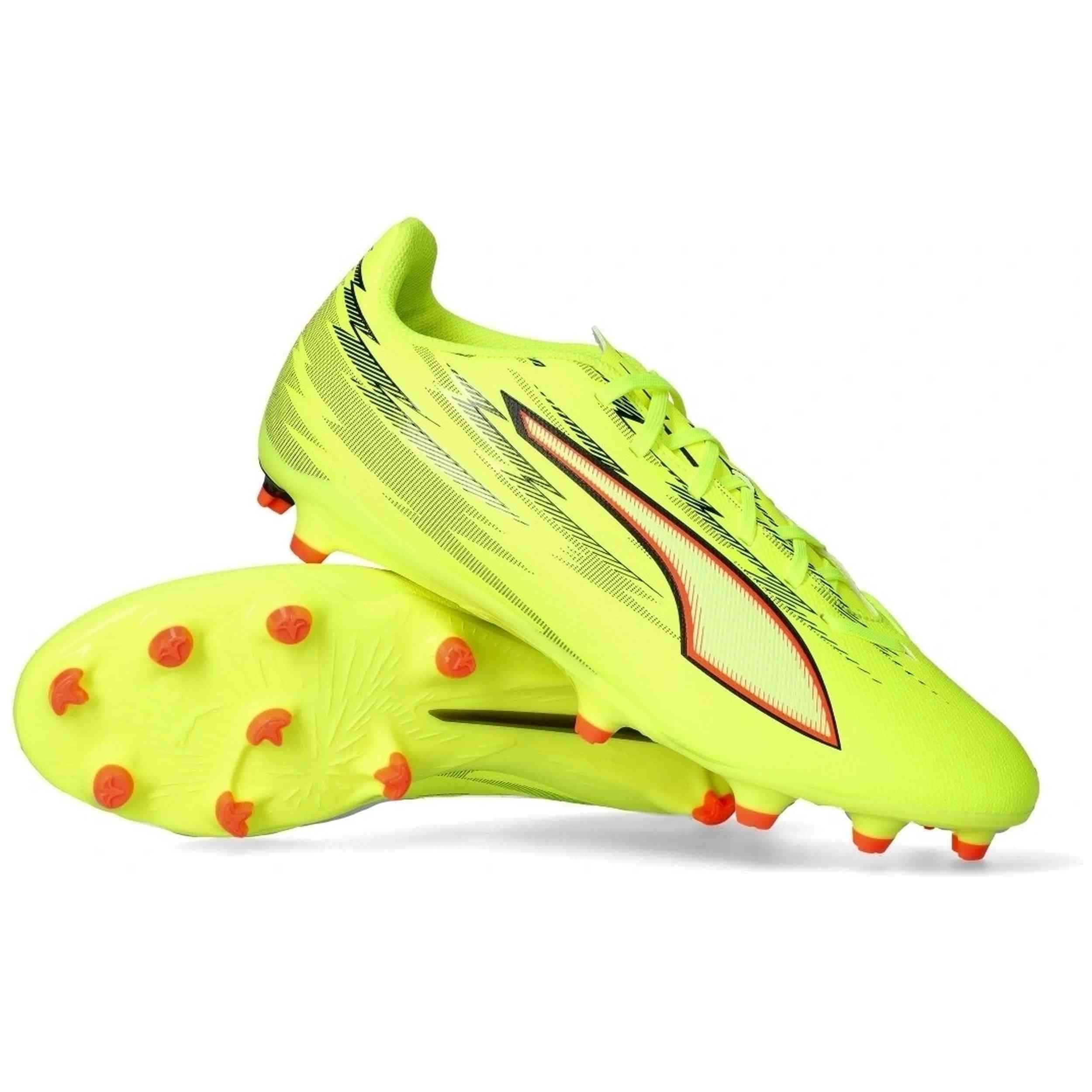 Botas De Futbol Puma modelo Ultra 6 Play FG "Yellow Alert-PUMA" para hombre y mujer en color Amarillo