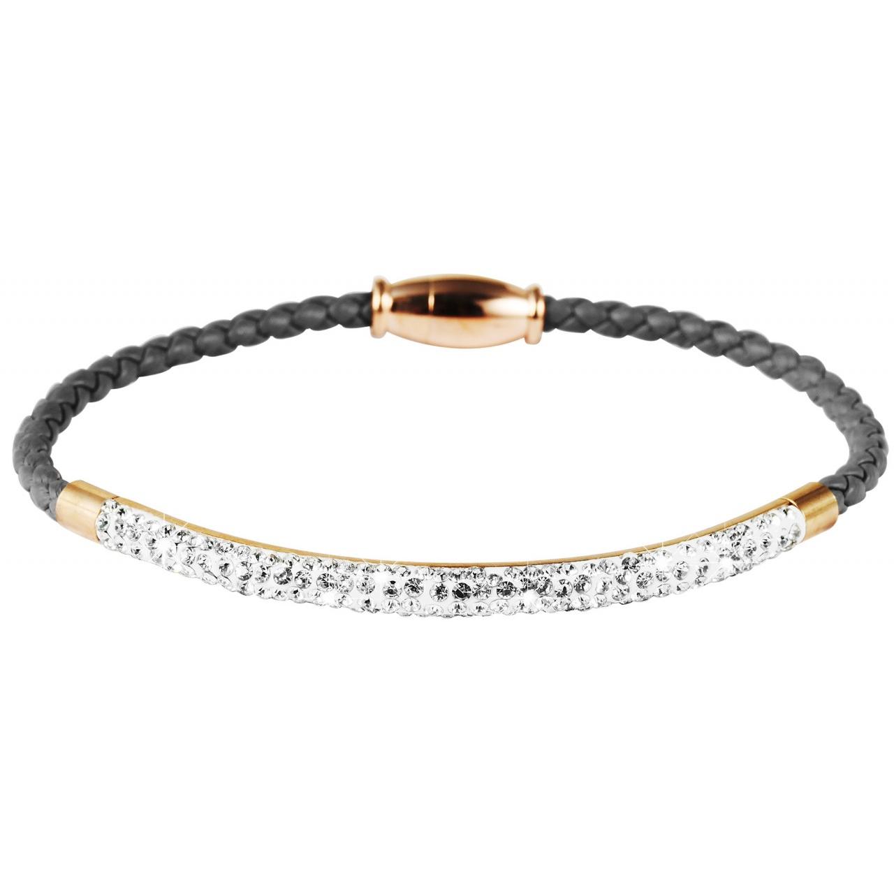 Akzent® Pulsera em Couro com Acabamento Similili