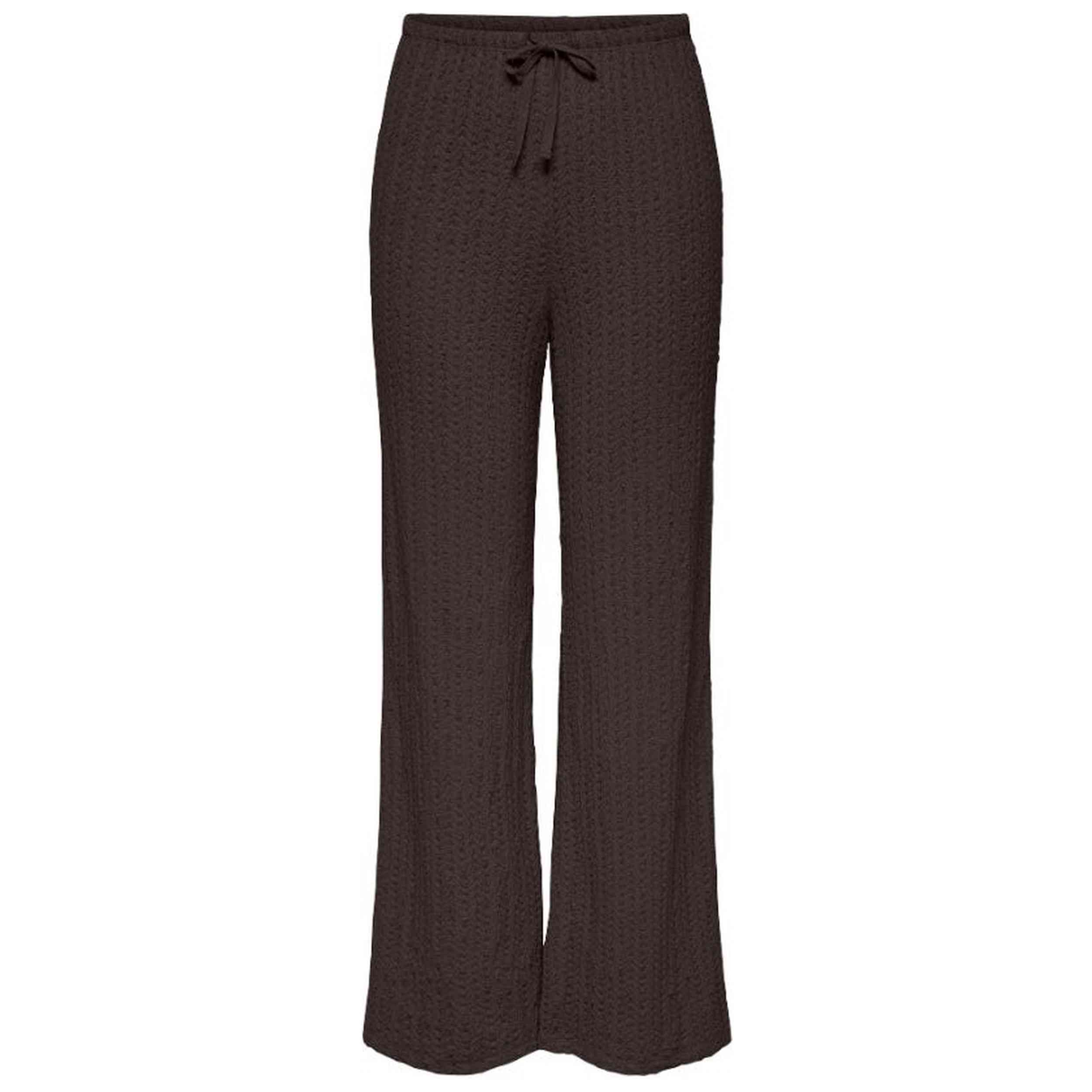 Pantalón Only modelo Onlsif Wide Pants Jrs en color Marrón