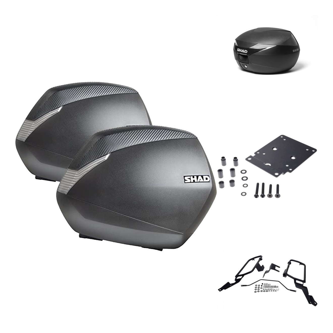 Baul Sh39 Carbon + Herraje 4P + Herraje KIT-576969
