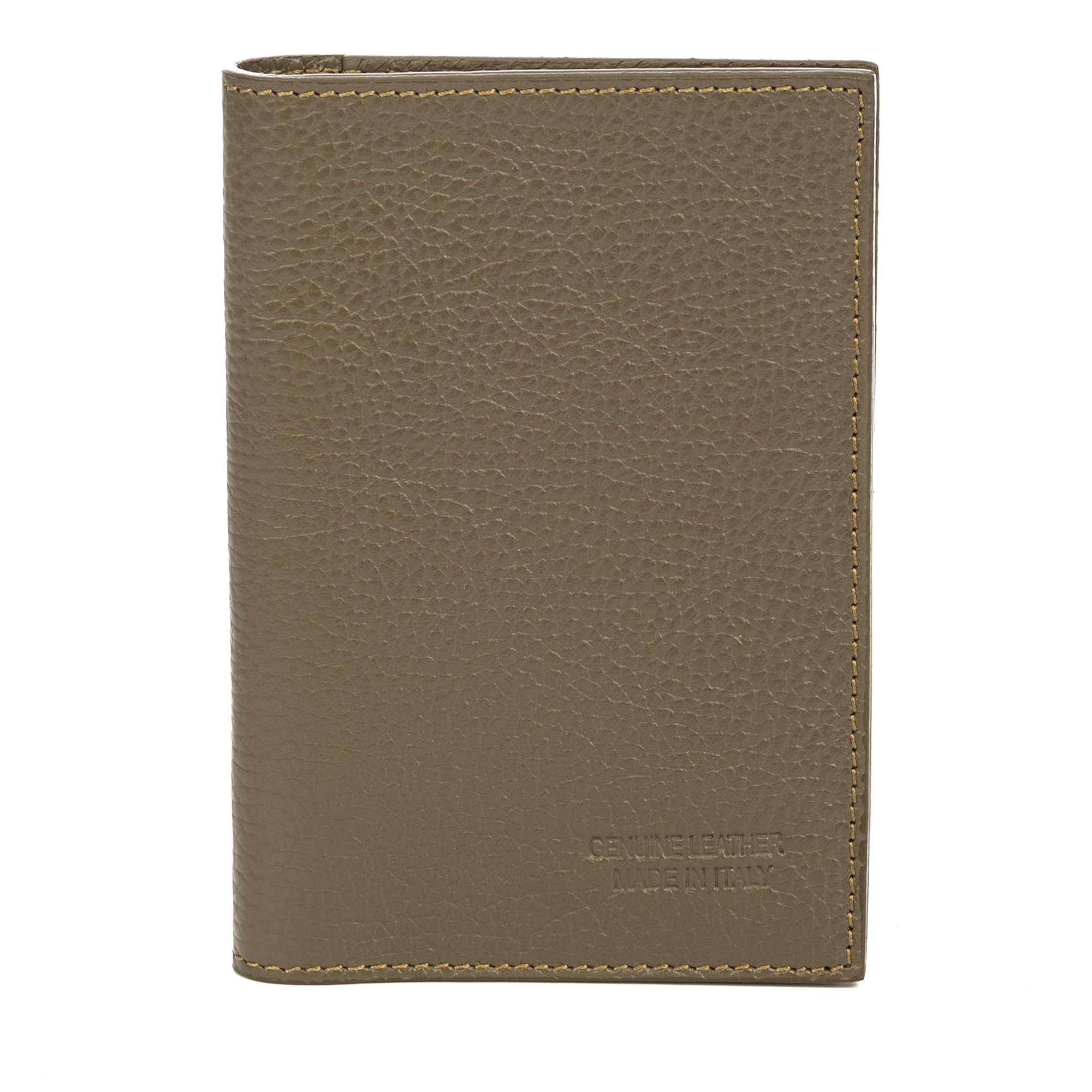 FIRENZE ARTEGIANI Azzano tarjetero billetero de piel auténtica Dollaro grabado entrelazado. Fabricado en Italia 10x2x14 Cm.