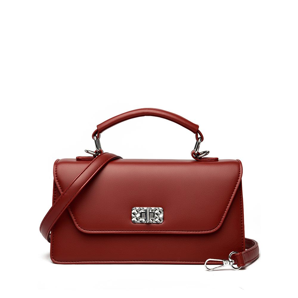 Bolso bandolera para mujer con asa superior, bolso bandolera compacto, bolso con correa para el hombro, adecuado para ocasiones laborales