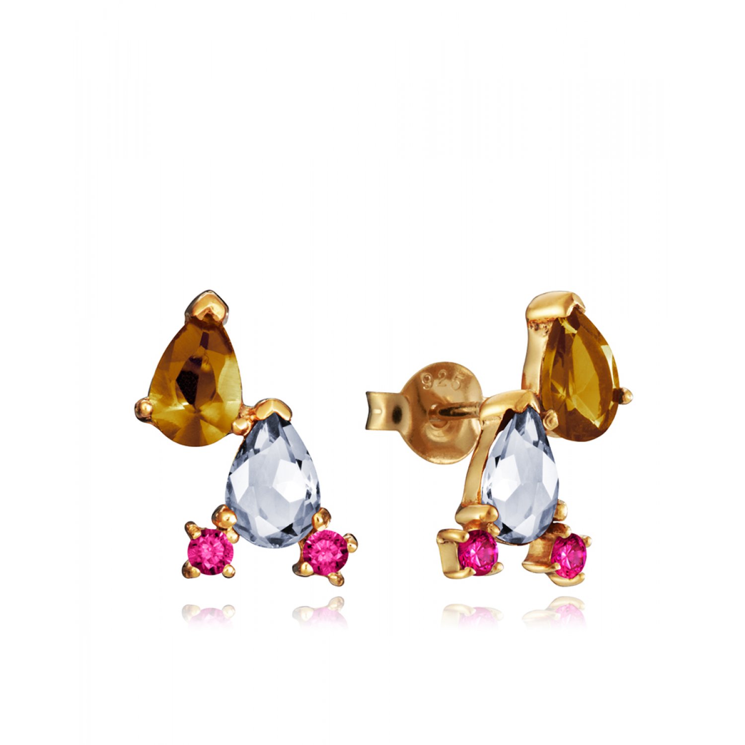 Pendientes Viceroy TREND 4105E100-39 mujer baño oro