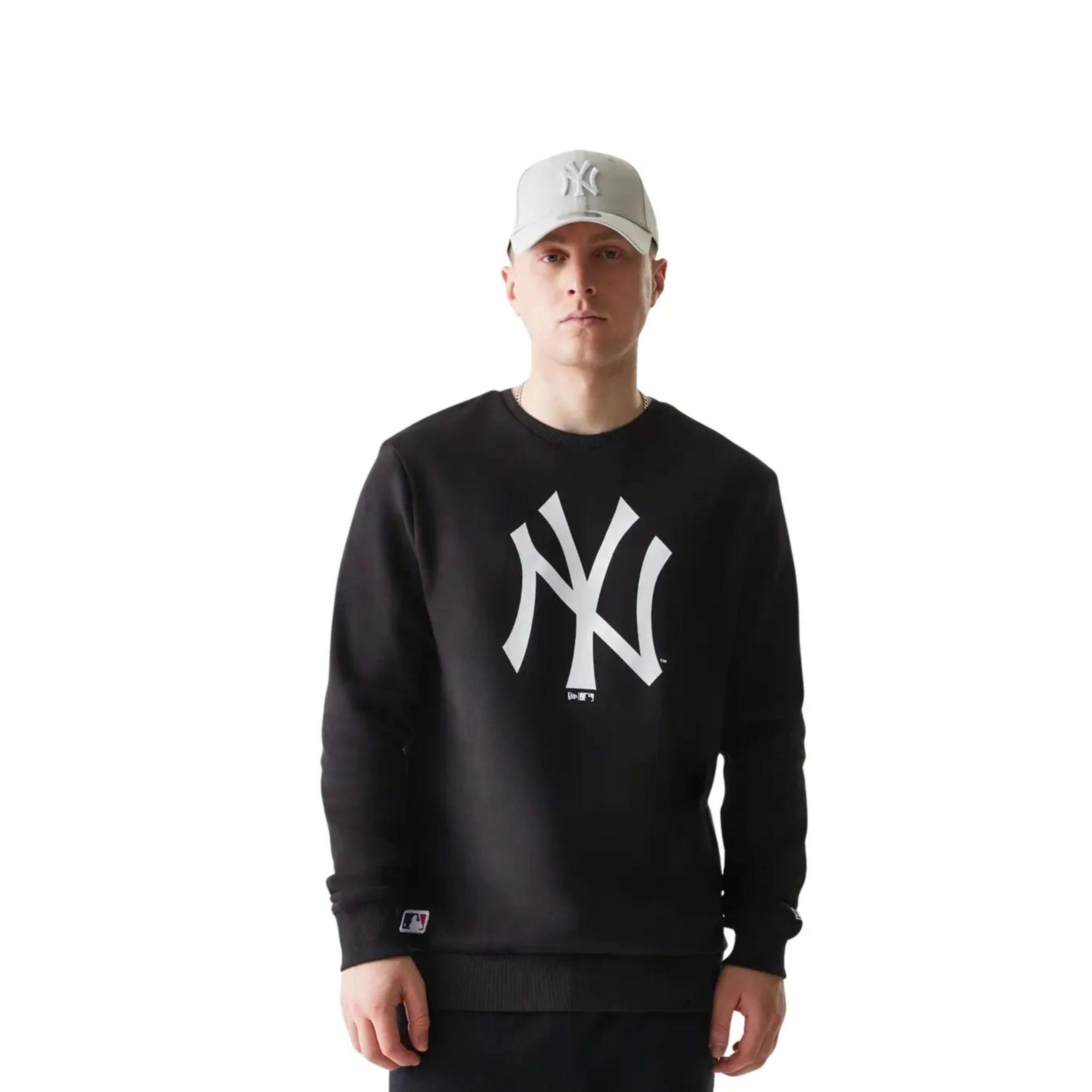 SUDADERA NEW ERA NEGRA YANKEES MLB REGULAR CREW NECK NEYYAN