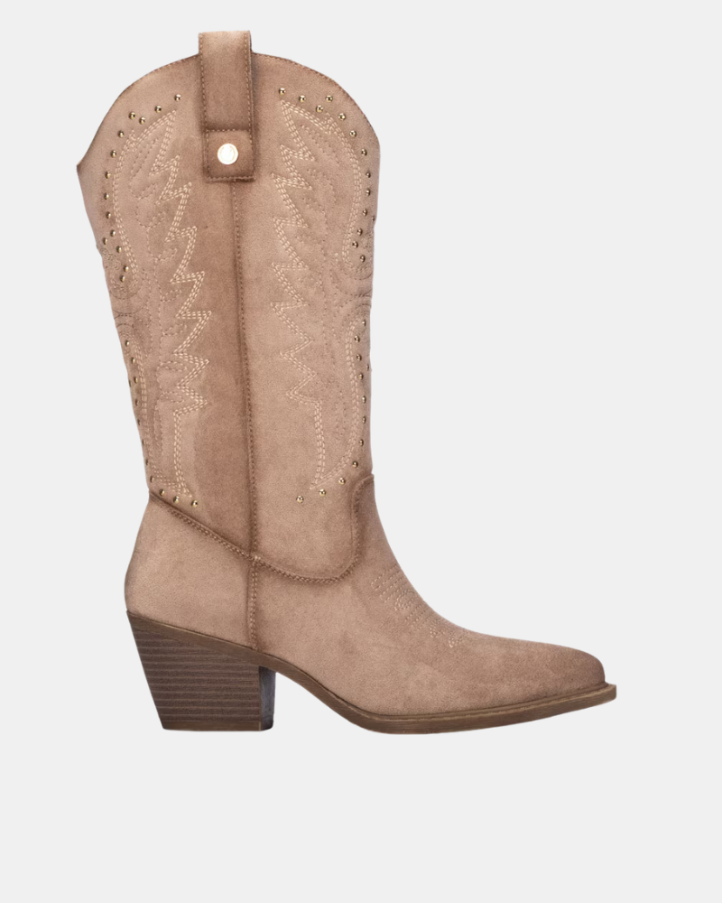 XTI 146102 Botas Cowboy Mujer Beige