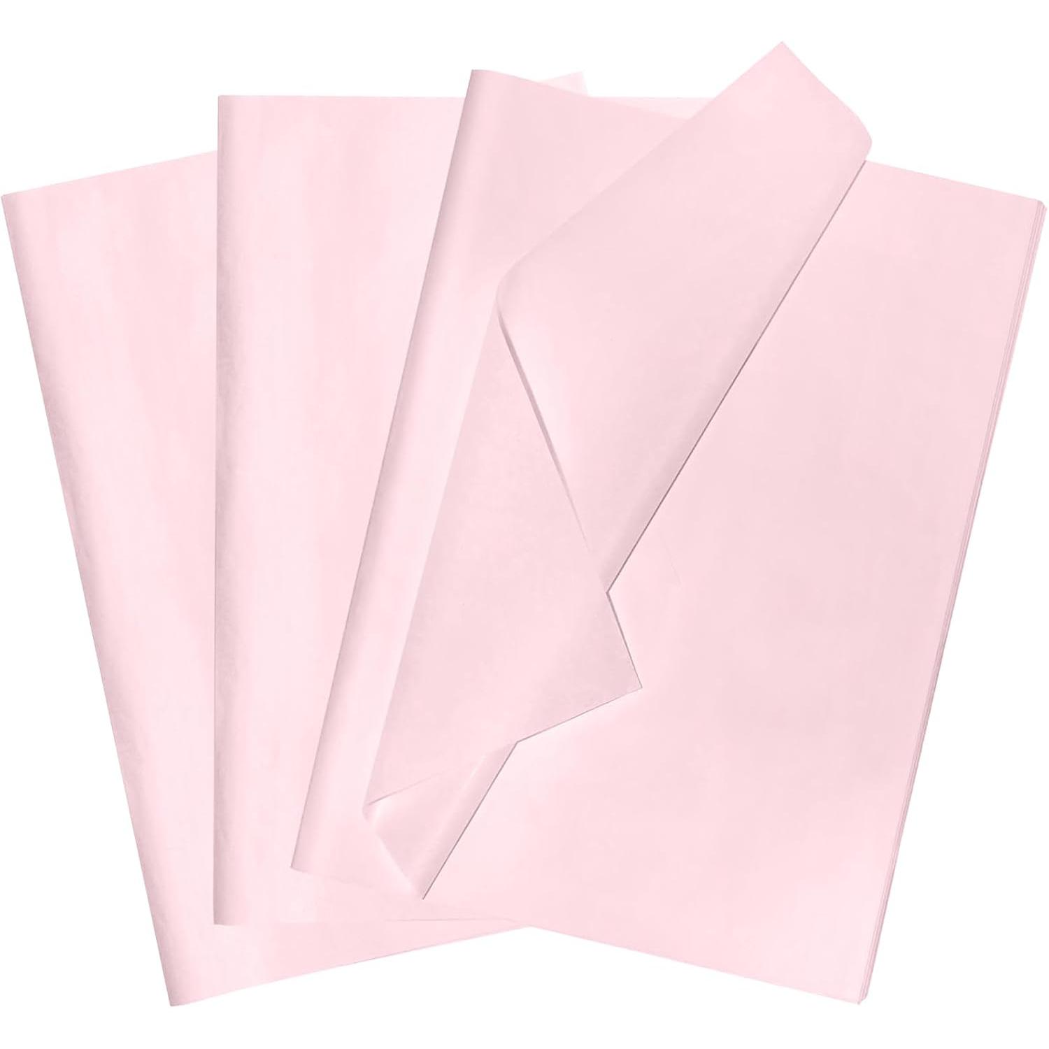 60 Hojas Papel de Seda Rosado Para Ensobre, 35x50cm Regalos Papel de Seda,Papel de Seda Para Regalos in Granel Para Manualidades,Papel Envolver de Navidad Repleto Artesanía DIY Cumpleanos Boda