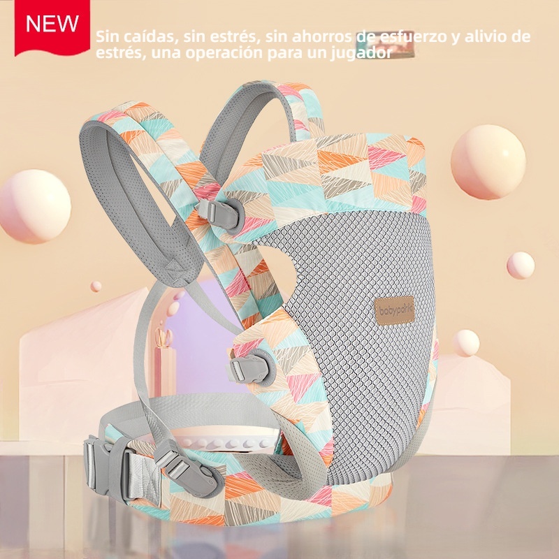 Portabebés ligero con asiento de cadera, multifuncional, apto para todas las estaciones, el imprescindible para llevar a tu bebé con comodidad.