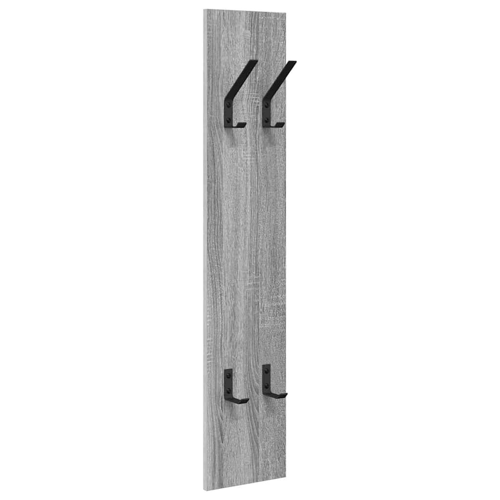 vidaXL Perchero de pared Montada en la pared 20 x 1,5 x 100 cm Multicolor